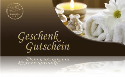 Geschenkgutschein der Bangkok Thaimassage Köln
