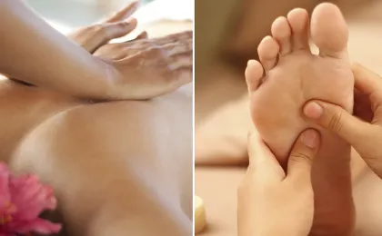 Rücken-Fuß Kombi-Massage bei Bangkok Thaimassage in Köln